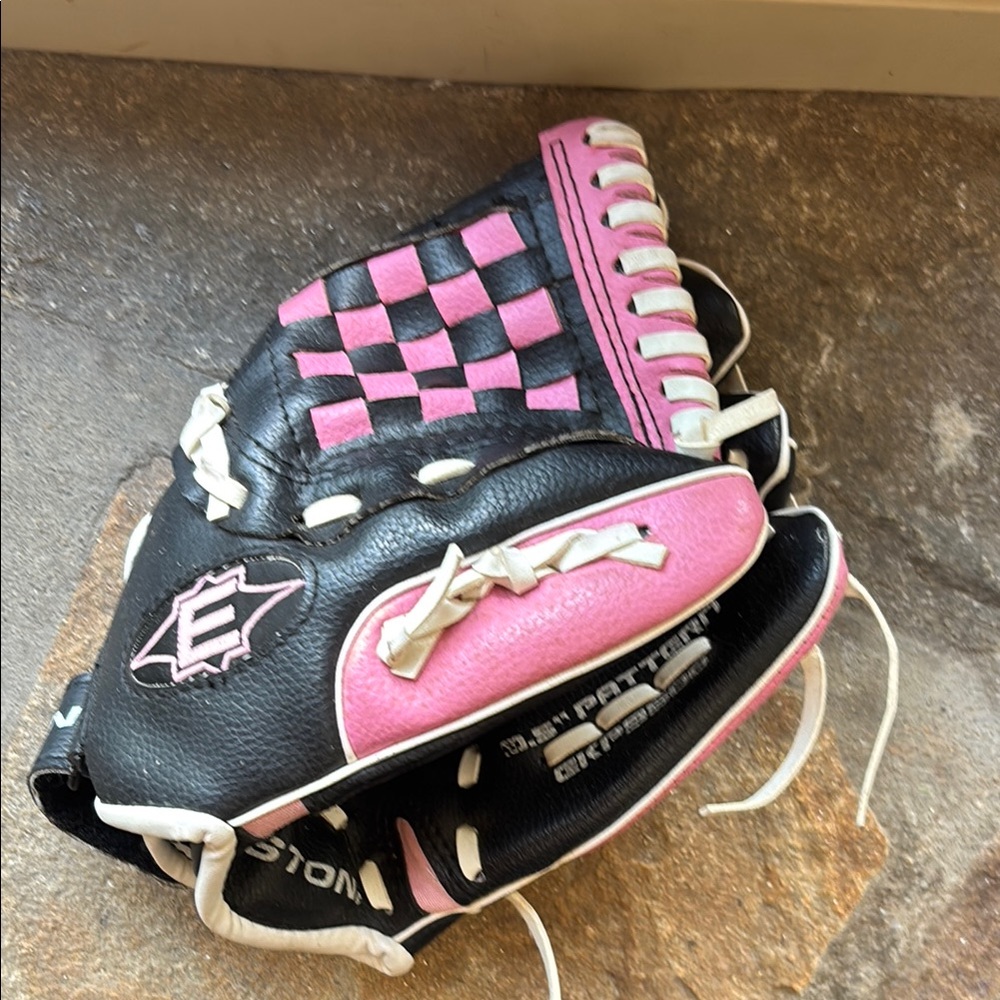Easton Black and Pink Athletic Shoes